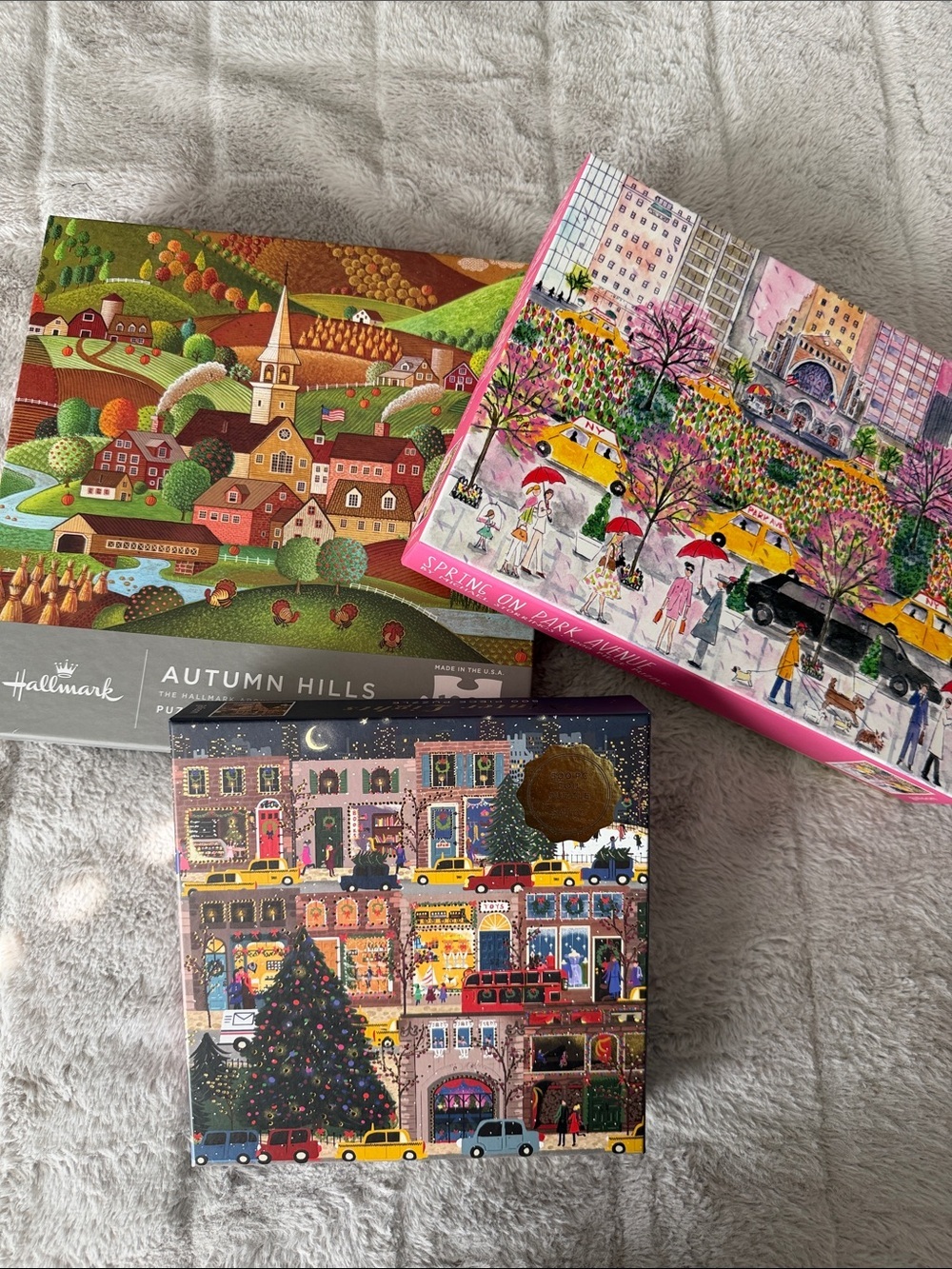 Hallmark & Galison Scenic Puzzle Bundle